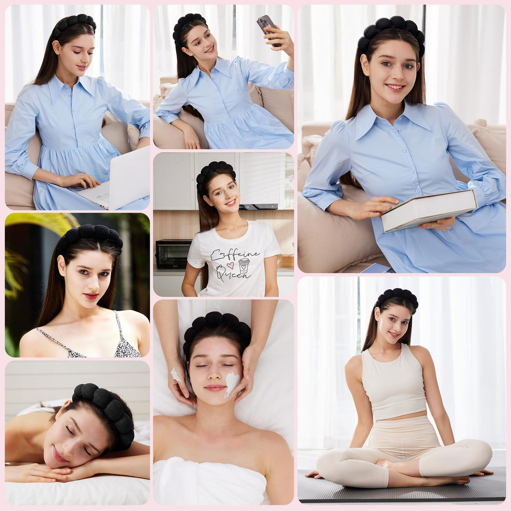 makeup and skin care headband